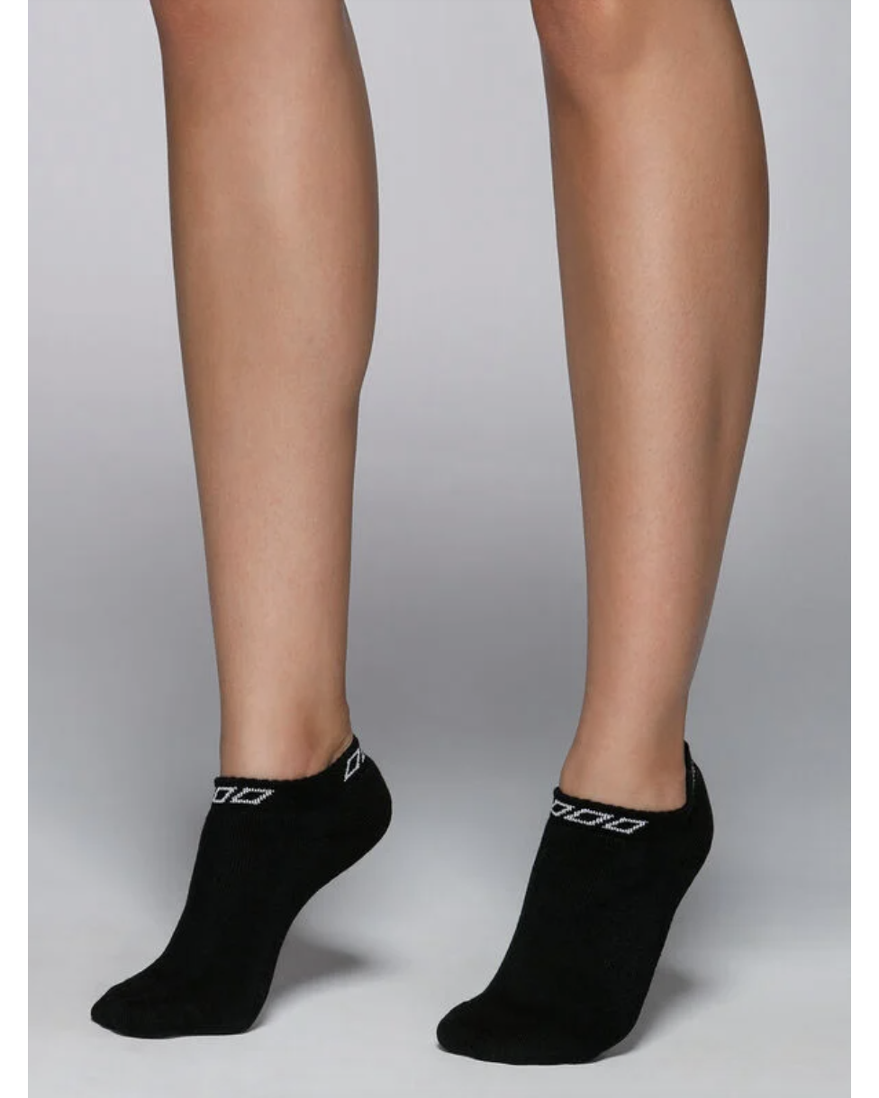 Lorna Jane Iconic Sock Black Fearless Wanaka