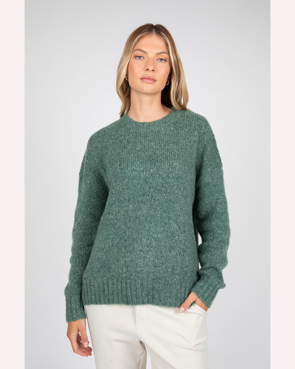 marlow-cloud-crew-neck-knit-olive-marle-front
