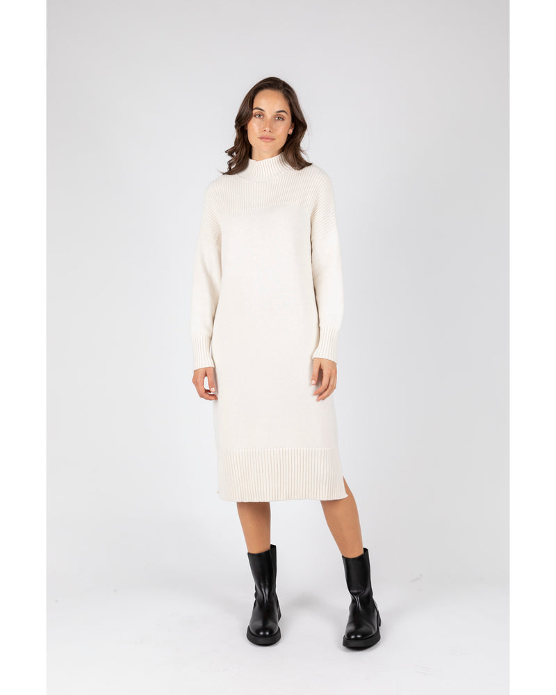 marlow-willow-rib-panel-knit-dress-ivory-front-view