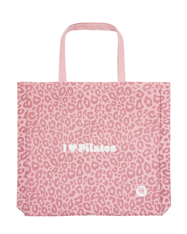 move-active-i-love-pilates-tote-bag-dusty-pink-cheetah