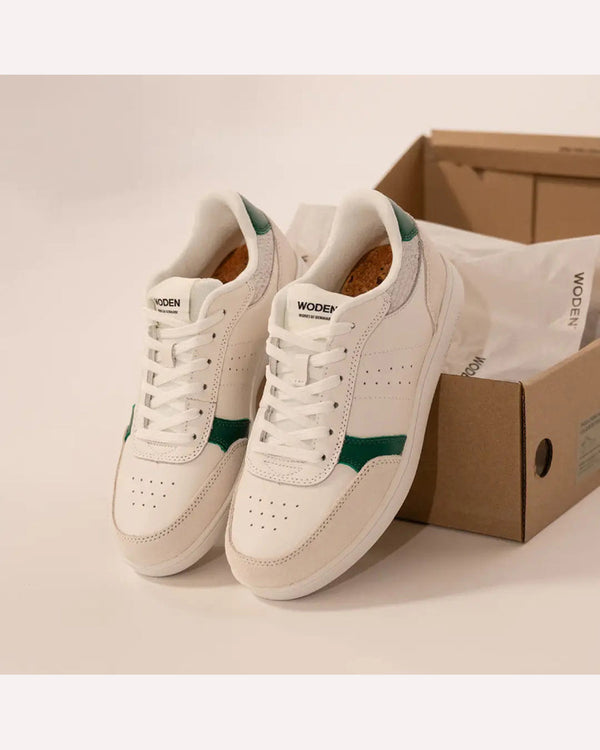 Woden Bjork Mix Sneaker - Botanical/Blanc de Blanc