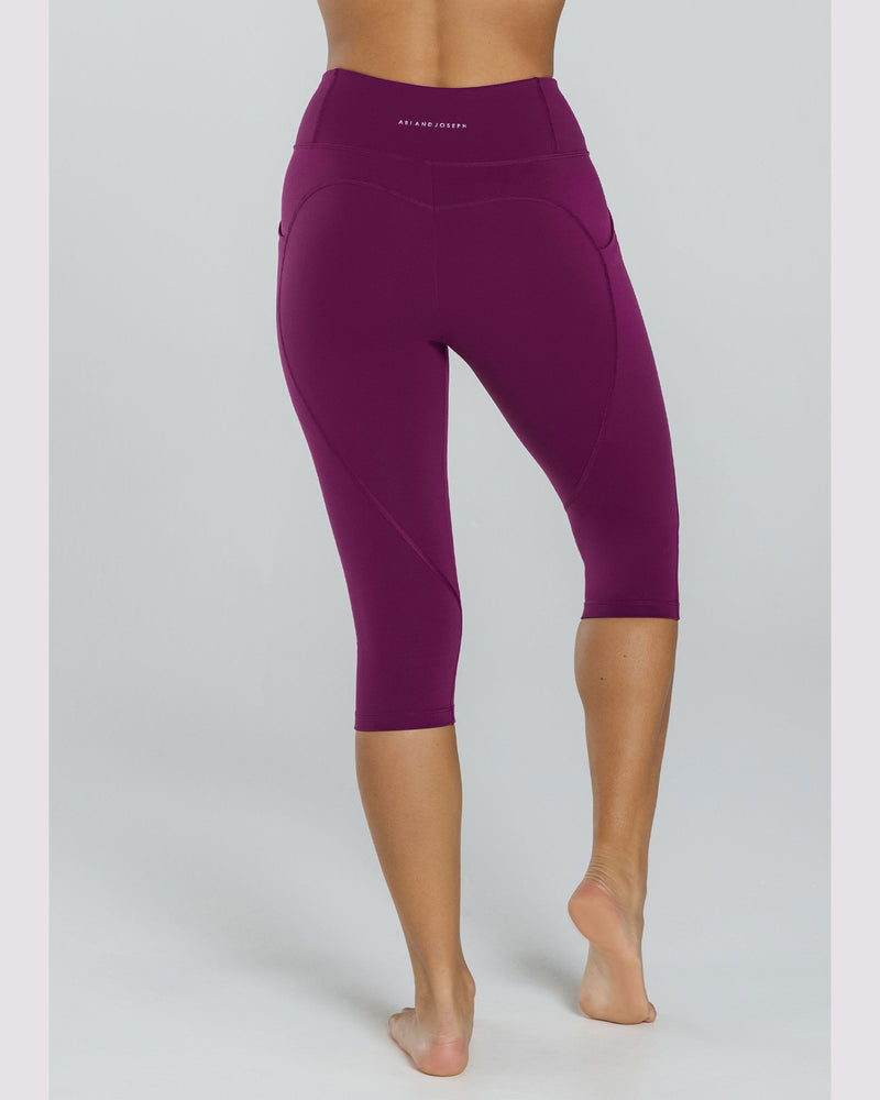 Abi-and-Joseph-Bella-Dual-Pocket-3-4-Tight-Grape