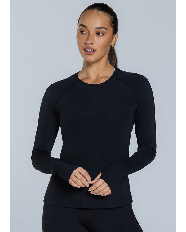 Abi-and-Joseph-Morning-Stretch-Long-Sleeve-Top-Black