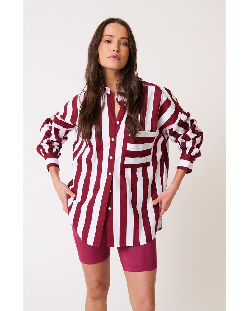 Cartel-and-willow-adalyn-shirt-plum-stripe