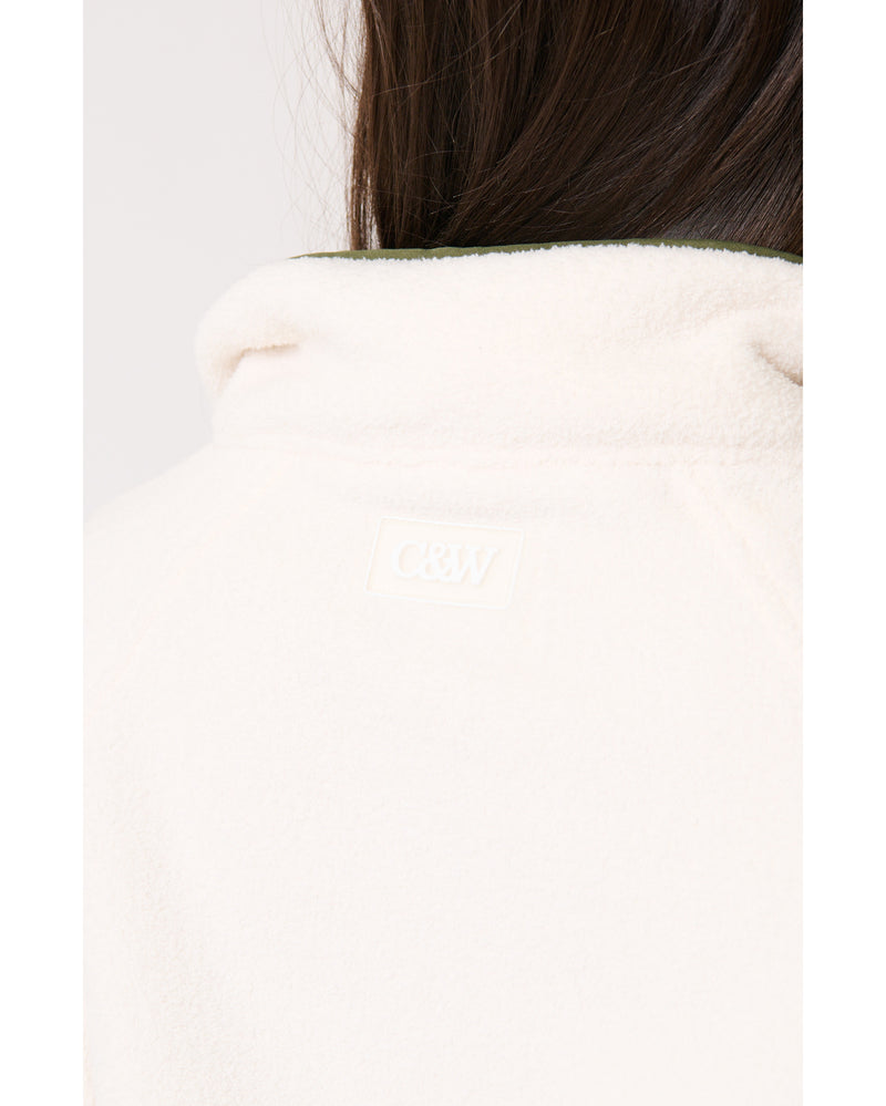 Cartel & Willow Mattie Pullover - Cream/Khaki