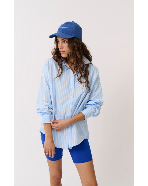 Cartel-and-willow-tammy-shirt-aqua-stripe