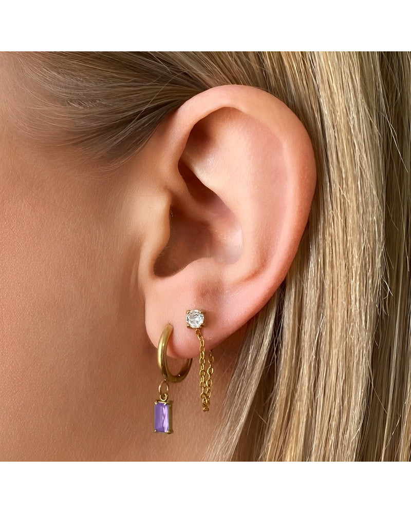 Ever-Jewelley-Luxe-Gold-Drop-Huggies-Earrings-Amethyst