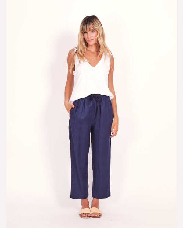 G7-Lucy-Linen-Pant-Navy-front