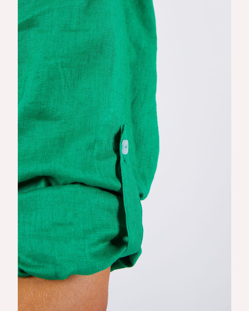 G7-adele-linen-shirt-green-sleeve