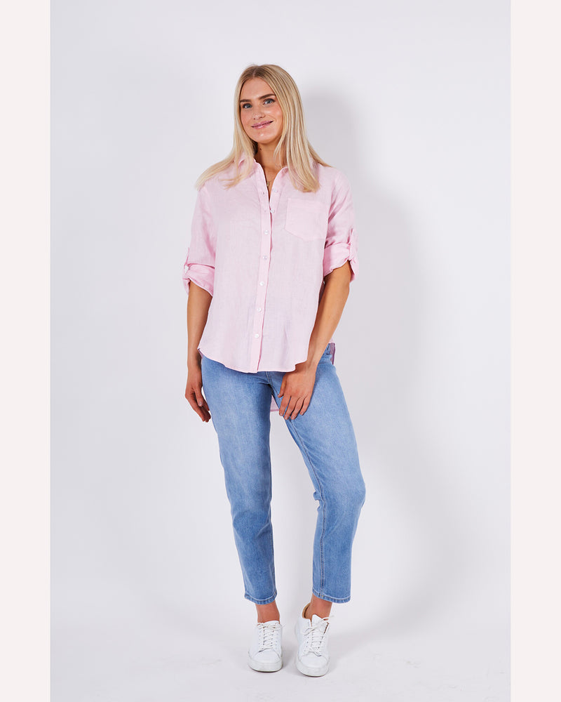 G7-adele-linen-shirt-pink-front