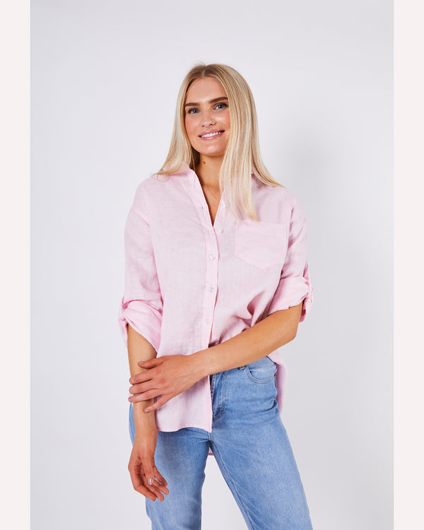 G7-adele-linen-shirt-pink-front