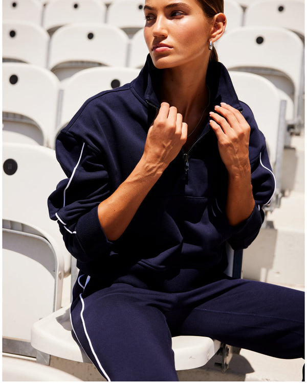 Lilybod-RIHANNA-Sweat-Navy-Blue-white-piping