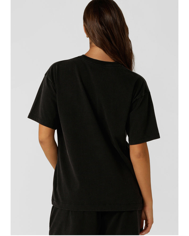 Lorna-Jane-Original-Sport-Vintage-T-Shirt-Washed-Black