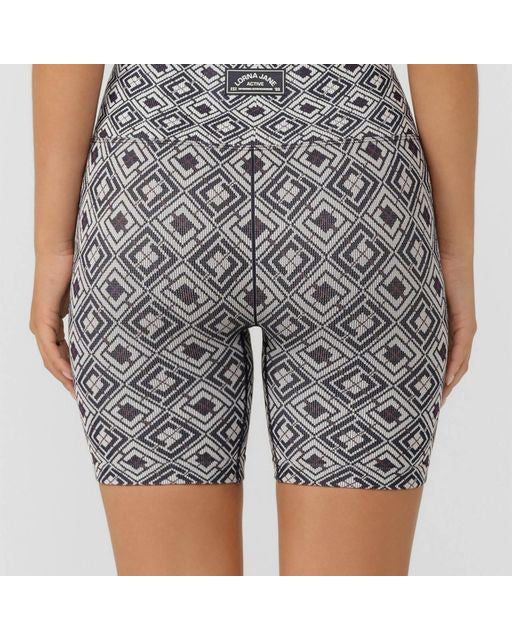 Lorna-Jane-Rally-Seamless-Bike-Short-Retro-LJCheck-Jacquard-back-view