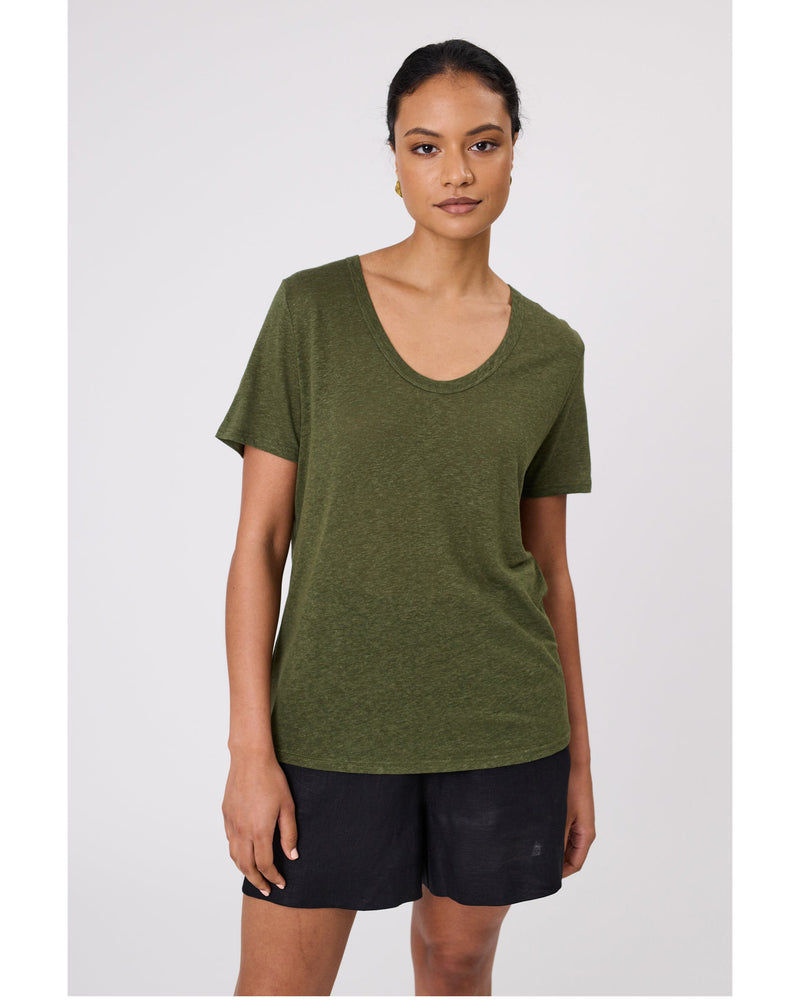 Marlow-Noto-Linen-Tee-Cypress