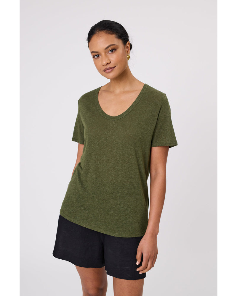 Marlow-Noto-Linen-Tee-Cypress