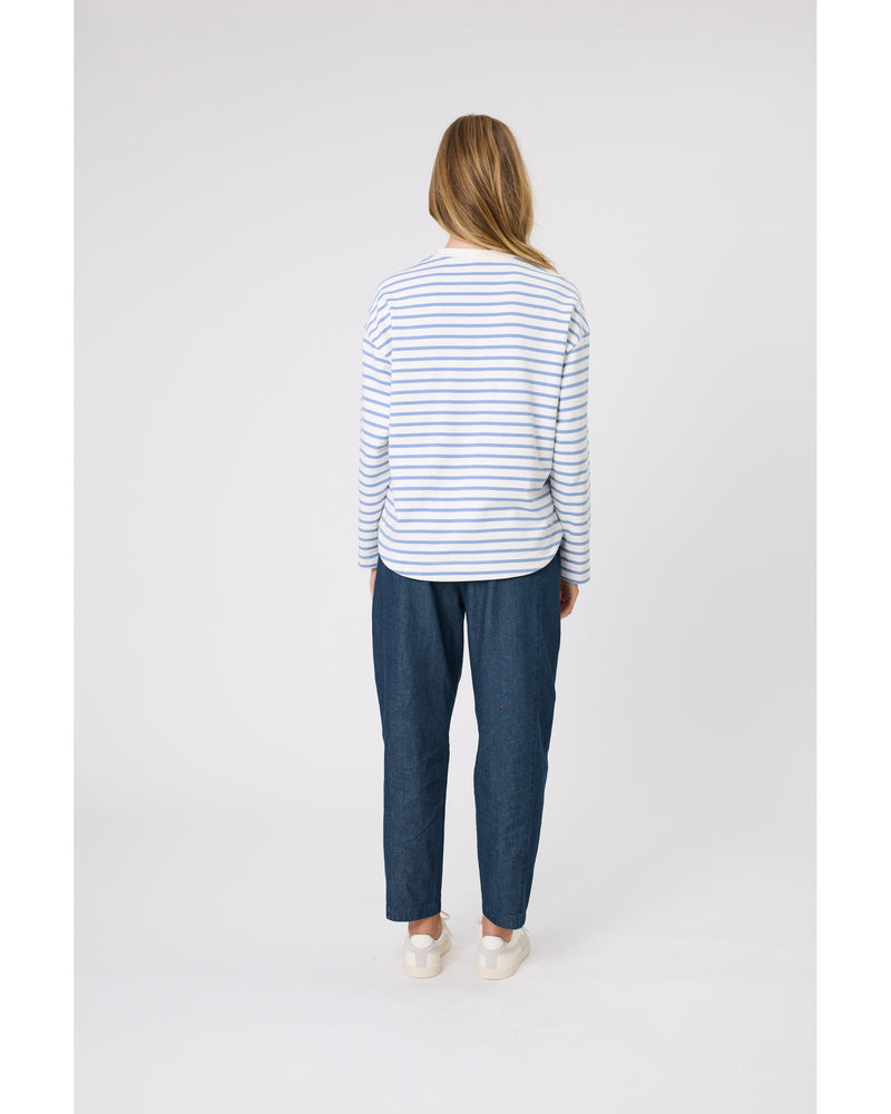 Marlow-Solo-Crew-Sweat-Powder-Stripe