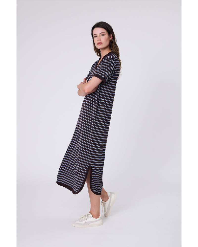 Marlow_Chime_Knit_Polo_Dress_CarobStripe