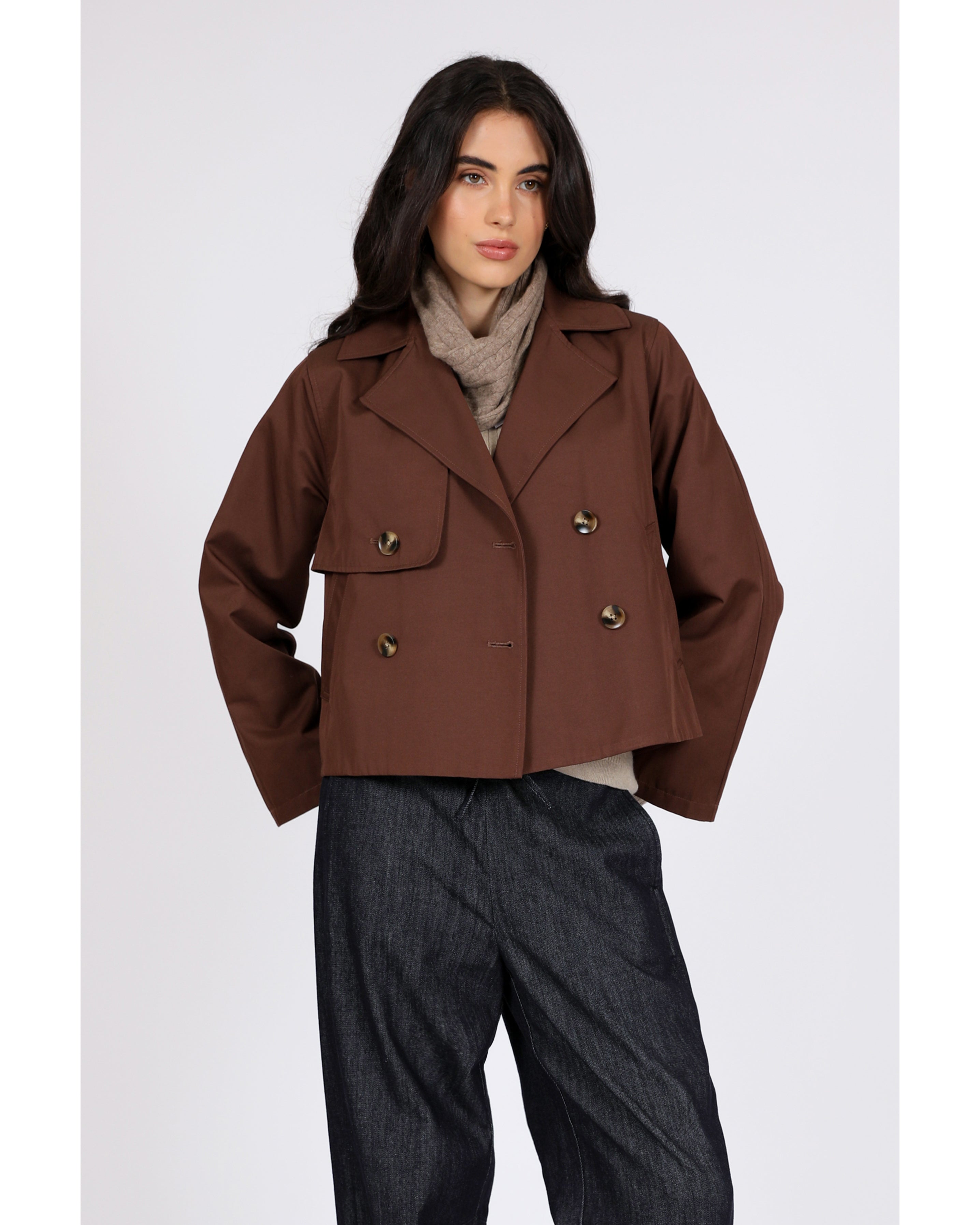Marlow Unity Short Trench Jacket - Java – Fearless Wanaka