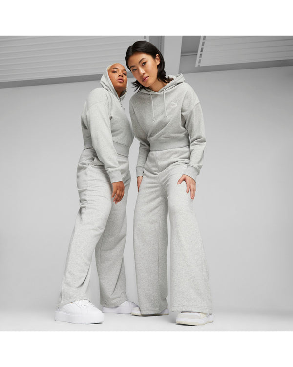 Puma-Classics-Relaxed-Sweatpants-TR-Light-Gray-Heather-front-view