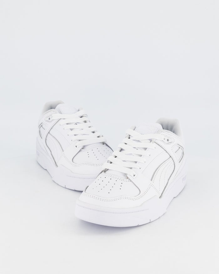 Puma-Slipstream-Leather-Unisex-Sneaker-white-front-view