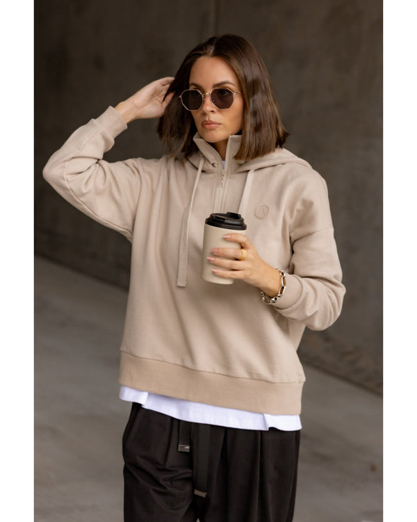 alexandra-largo-jumper-hoodie-beige