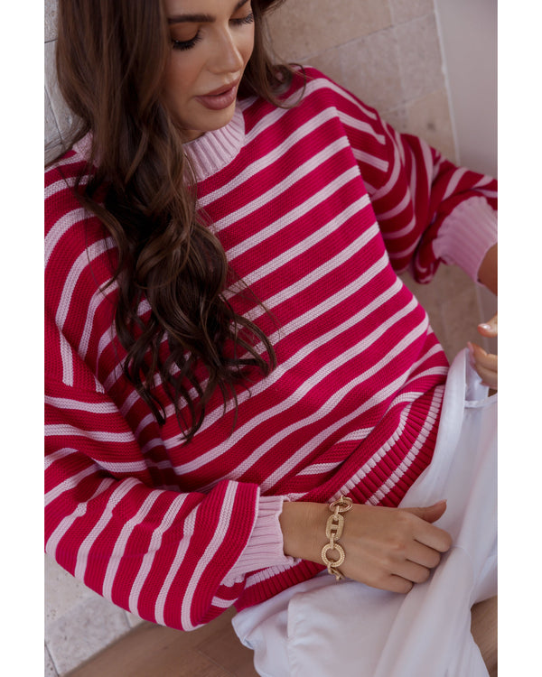 alexandra-oliver-knit-jumper-pink-stripe-front