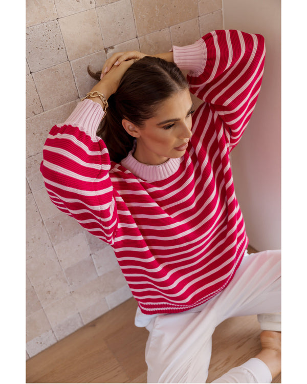 alexandra-oliver-knit-jumper-pink-stripe-front