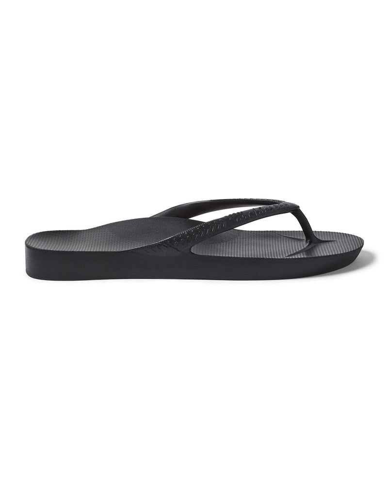 archies-arch-support-jandals-black-side