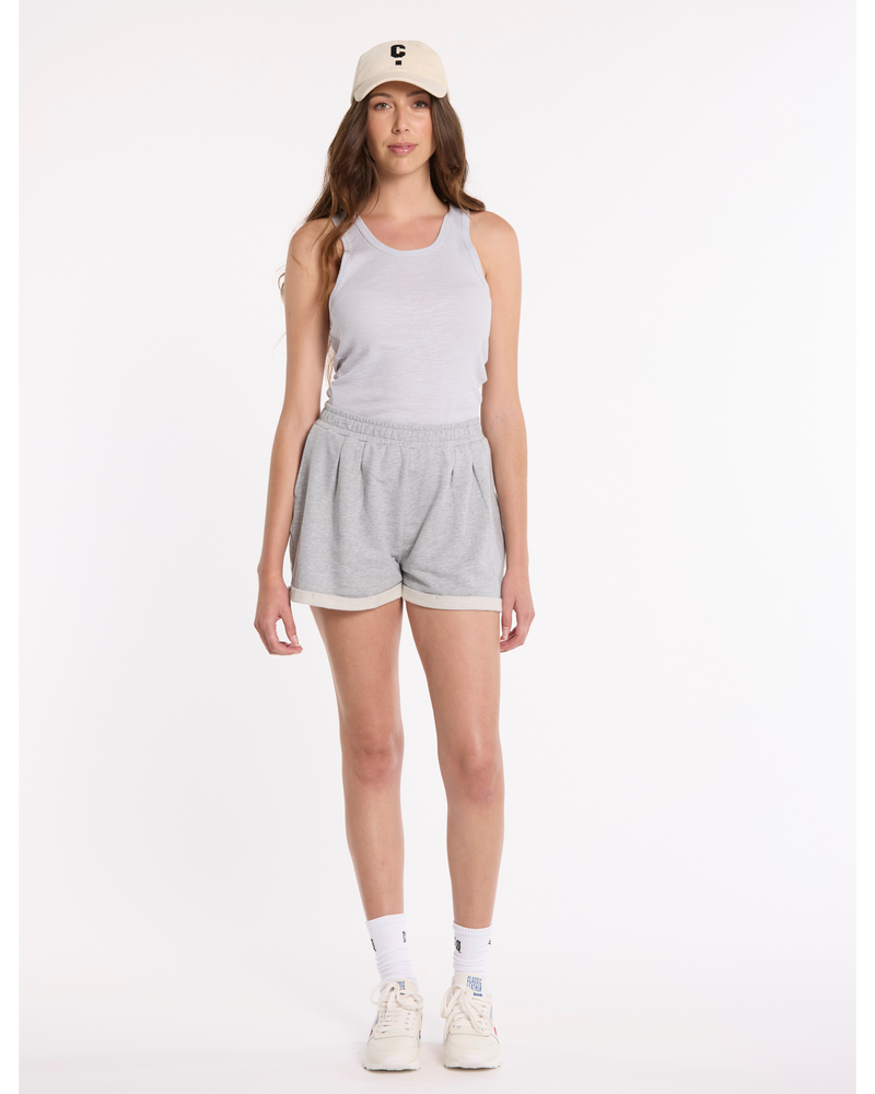clique-terry-short-grey-marle-front