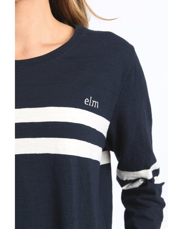 elm-adora-long-sleeve-top-navy