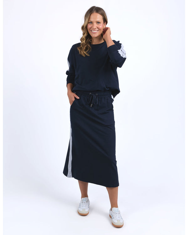 elm-lifestyle-sloan-fleece-skirt-navy