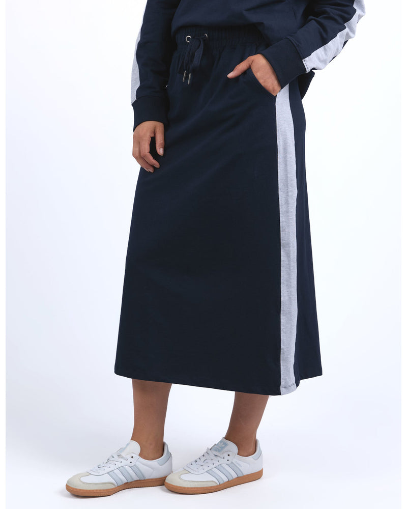 elm-lifestyle-sloan-fleece-skirt-navy