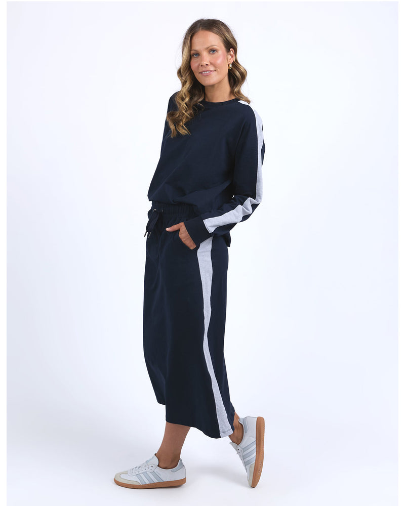 elm-lifestyle-sloan-fleece-skirt-navy