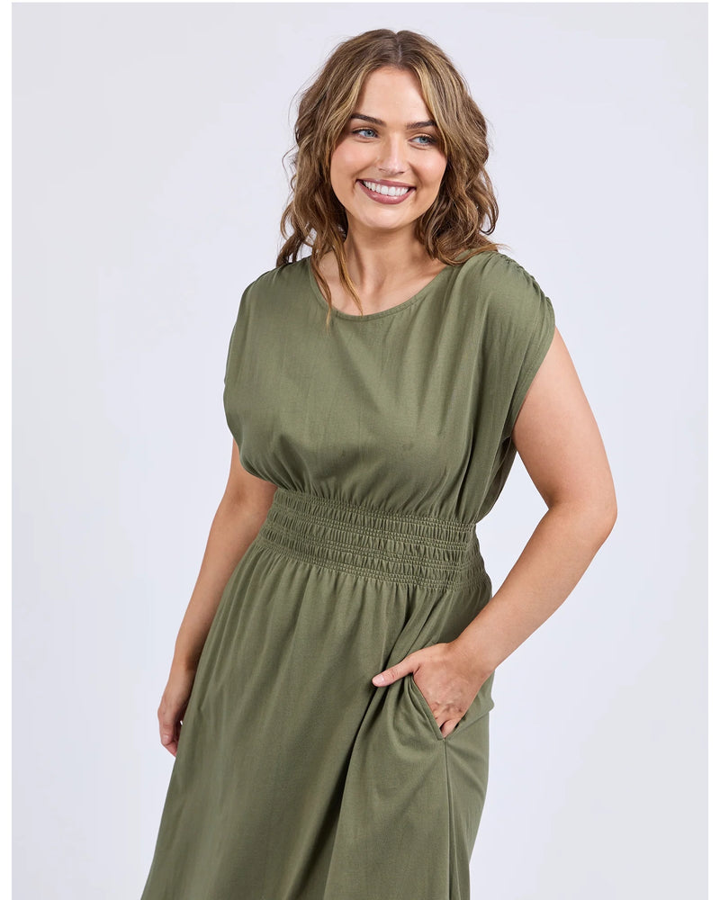 elm-nelle-midi-dress-khaki-