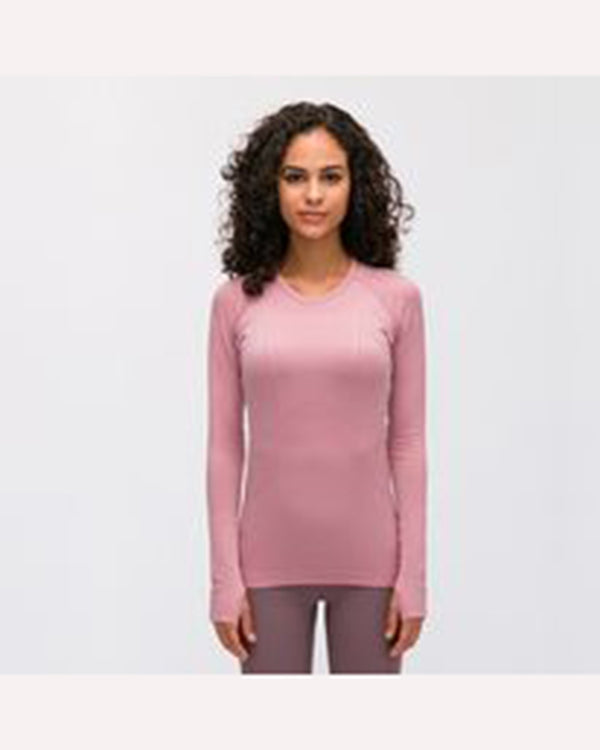 fearless-club-inspire-long-sleeve-pink-front-view