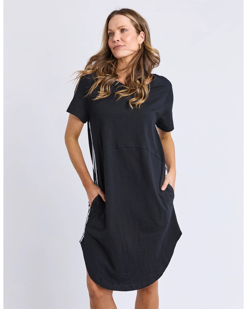 foxwood-bay-tape-dress-black