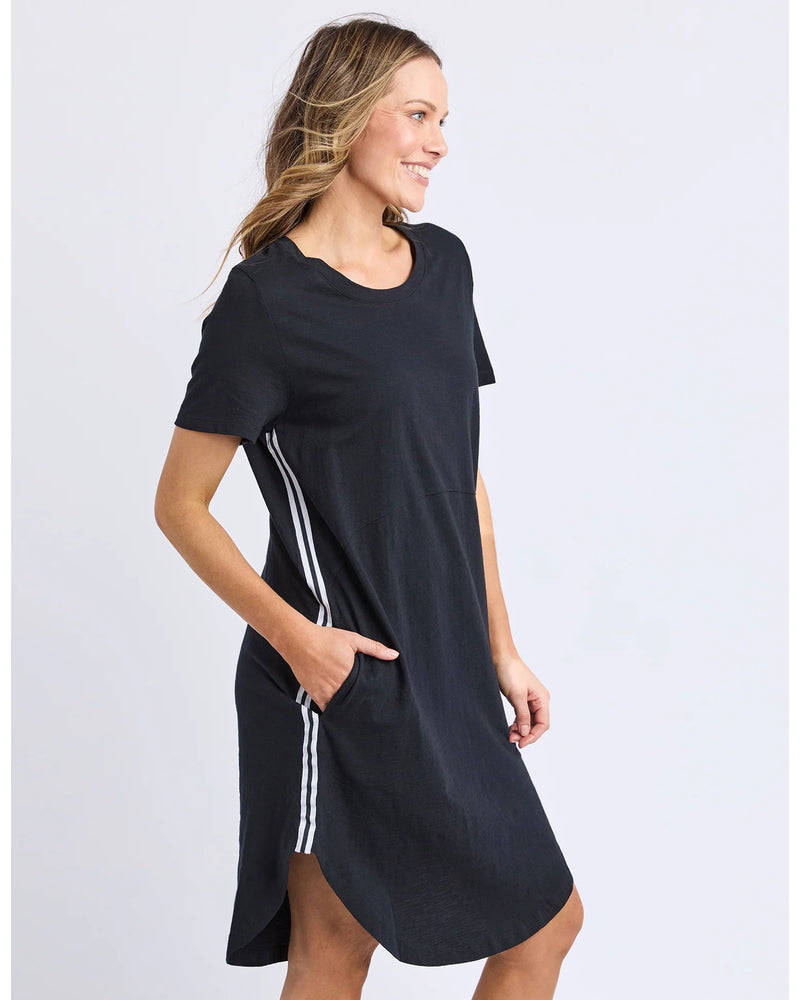 foxwood-bay-tape-dress-black