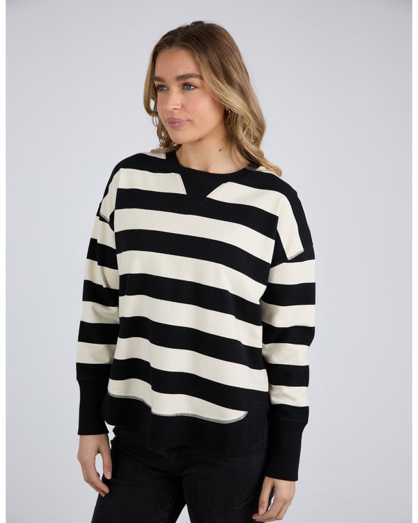 foxwood-delilah-crew-black-vintage-white-stripe