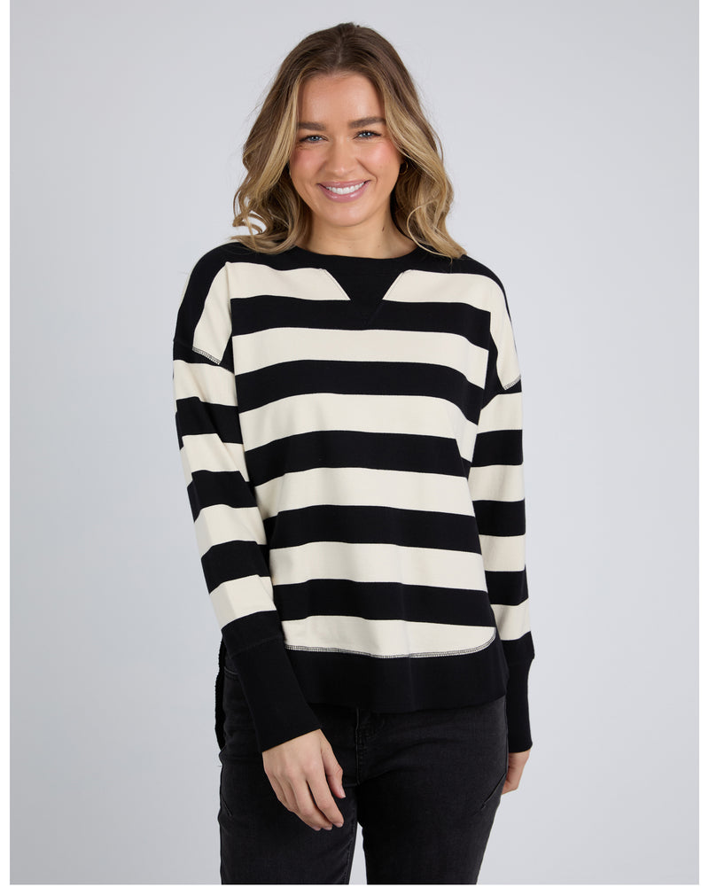 foxwood-delilah-crew-black-vintage-white-stripe