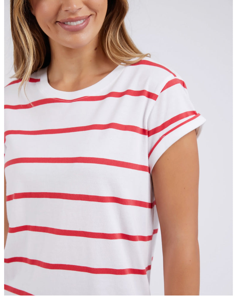 foxwood-manly-tee-white-withcayenne-stripe