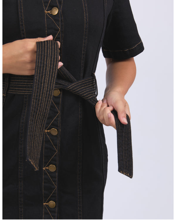 foxwood-riva-denim-dress-black