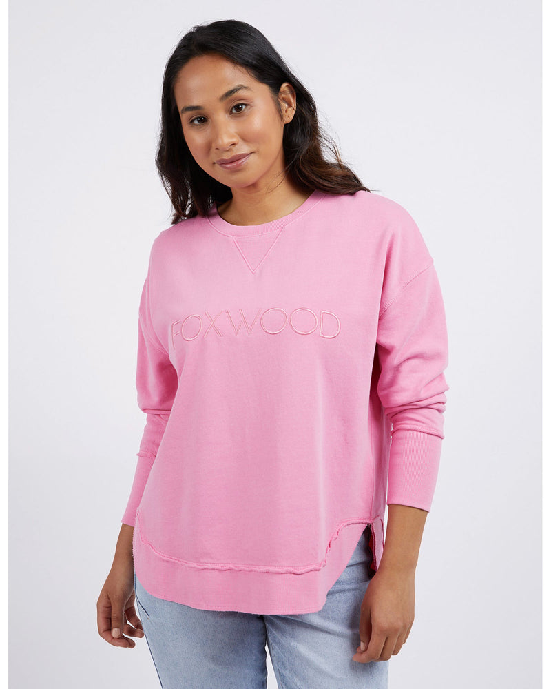 foxwood-simplified-crew-bubblegum-pink-front