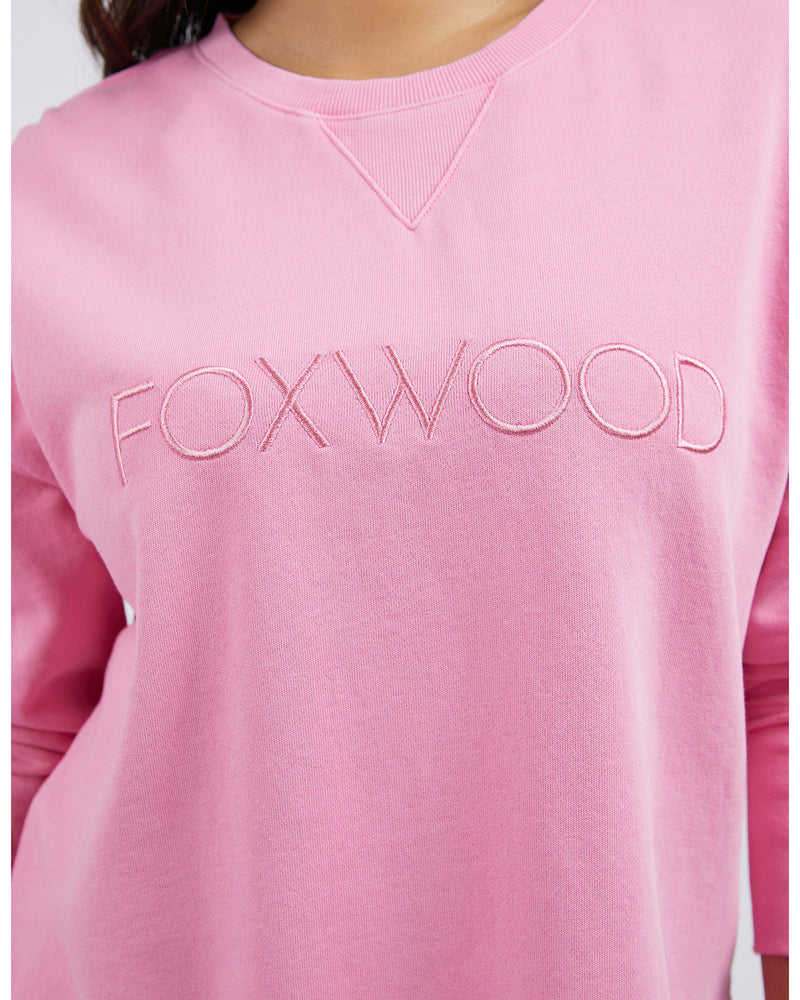 foxwood-simplified-crew-bubblegum-pink-front