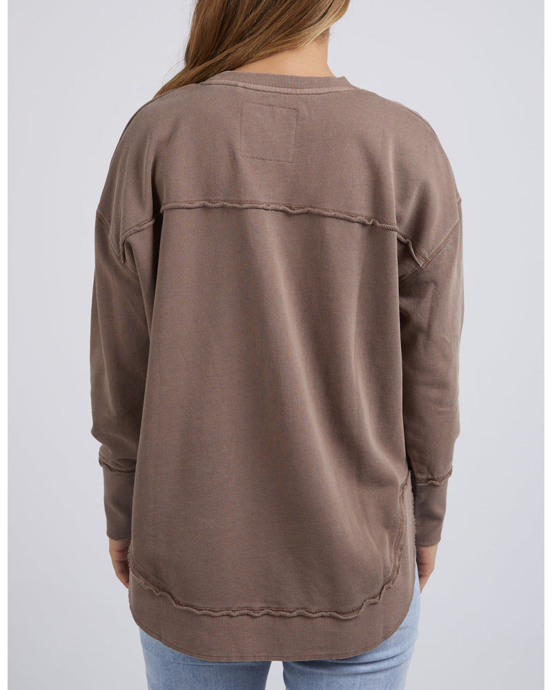 foxwood-simplified-crew-chocolate-brown-back