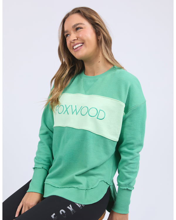 foxwood-simplified-tonal-crew-green-55X0221.GRN