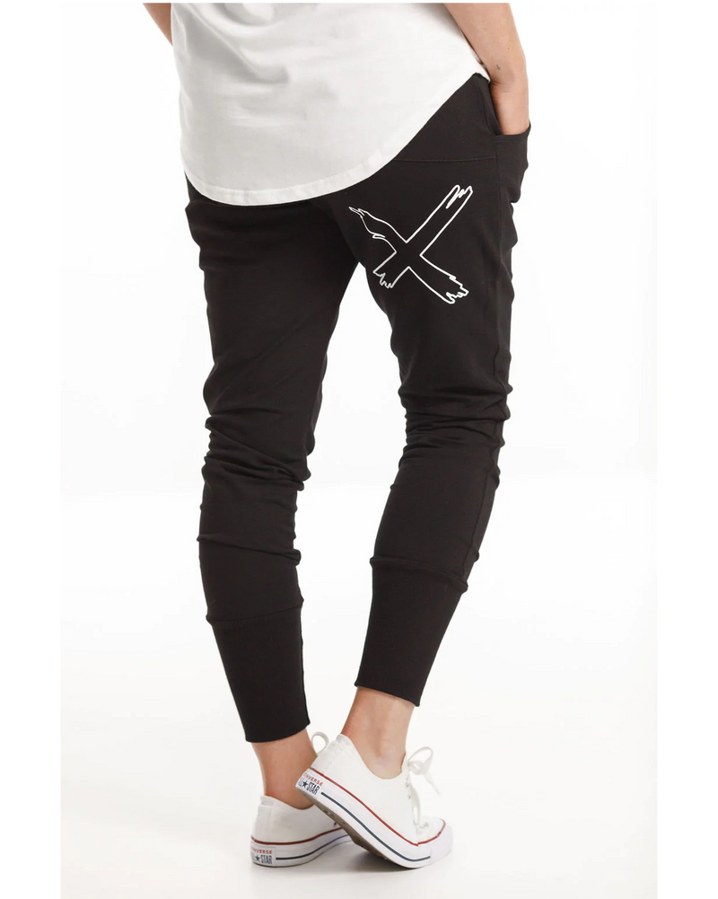 home-lee-apartment-pants-winter-weight-black-with-white-X-outline