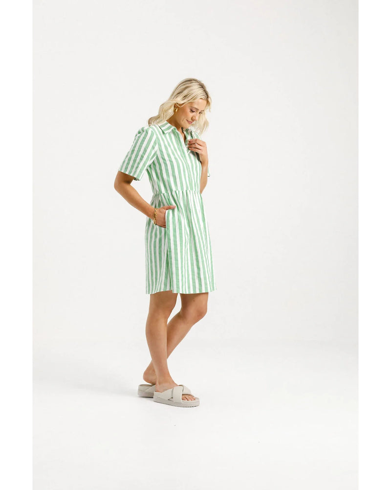 home-lee-cleo-mini-dress-apple-stripes
