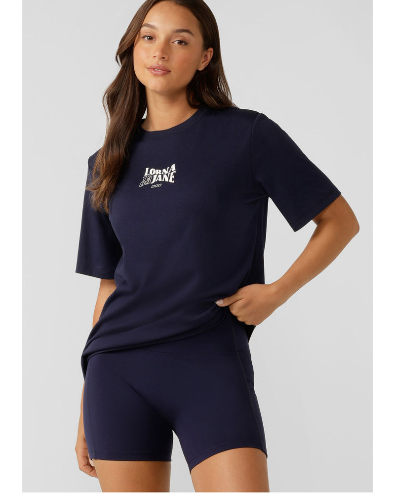 lorna-jane-89-relaxed-tee-french-navy-front