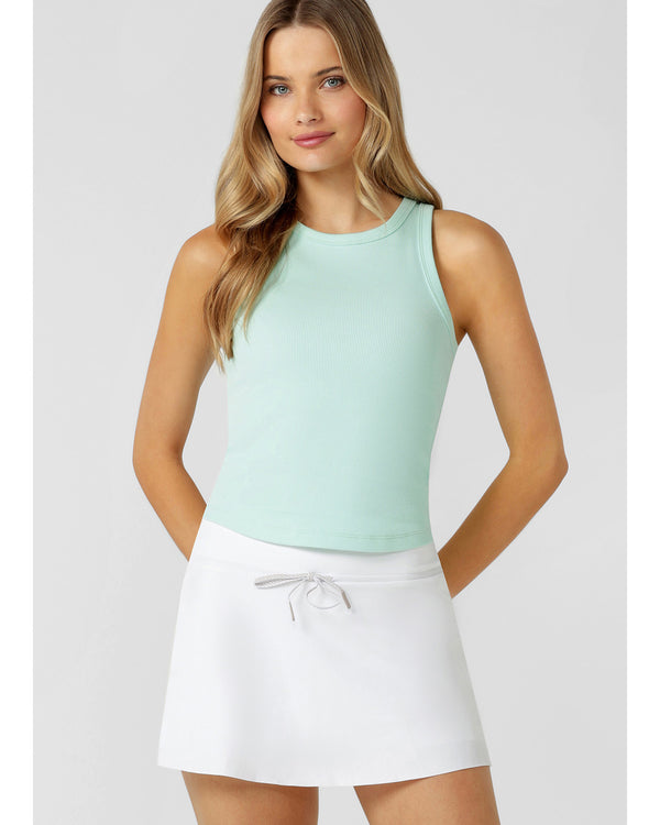 lorna-jane-LJ-basics-rib-tank-light-mint-cream